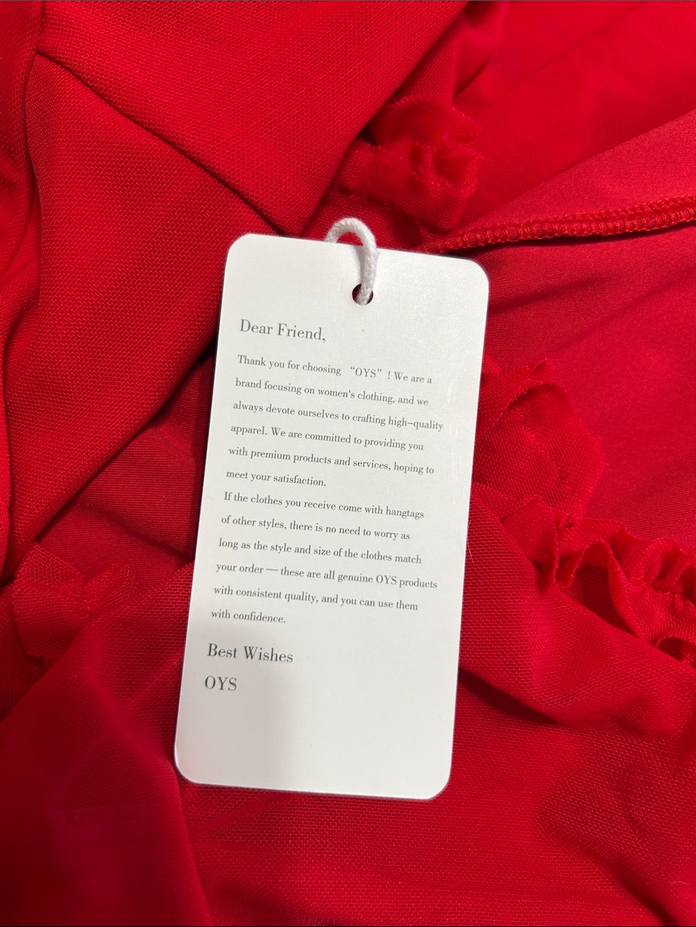 ❤️ Red High-Low Ruffle Dress with Spaghetti Straps - Picture 8 of 8